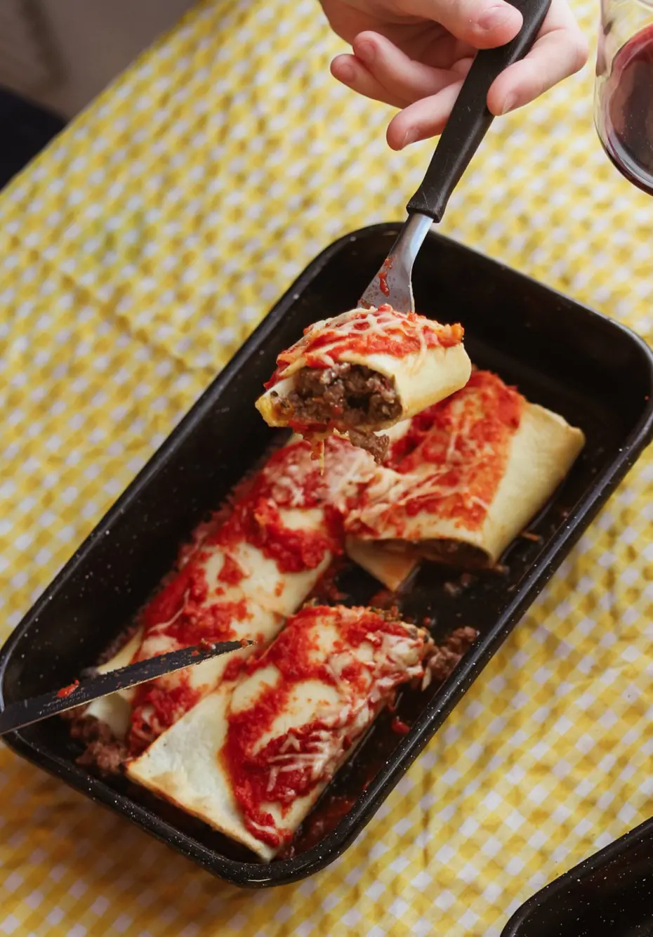 CANELONES DE CARNE