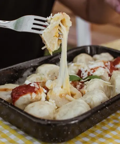 ÑOQUIS RELLENOS DE MOZZARELLA