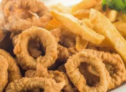 Rabas con fritas