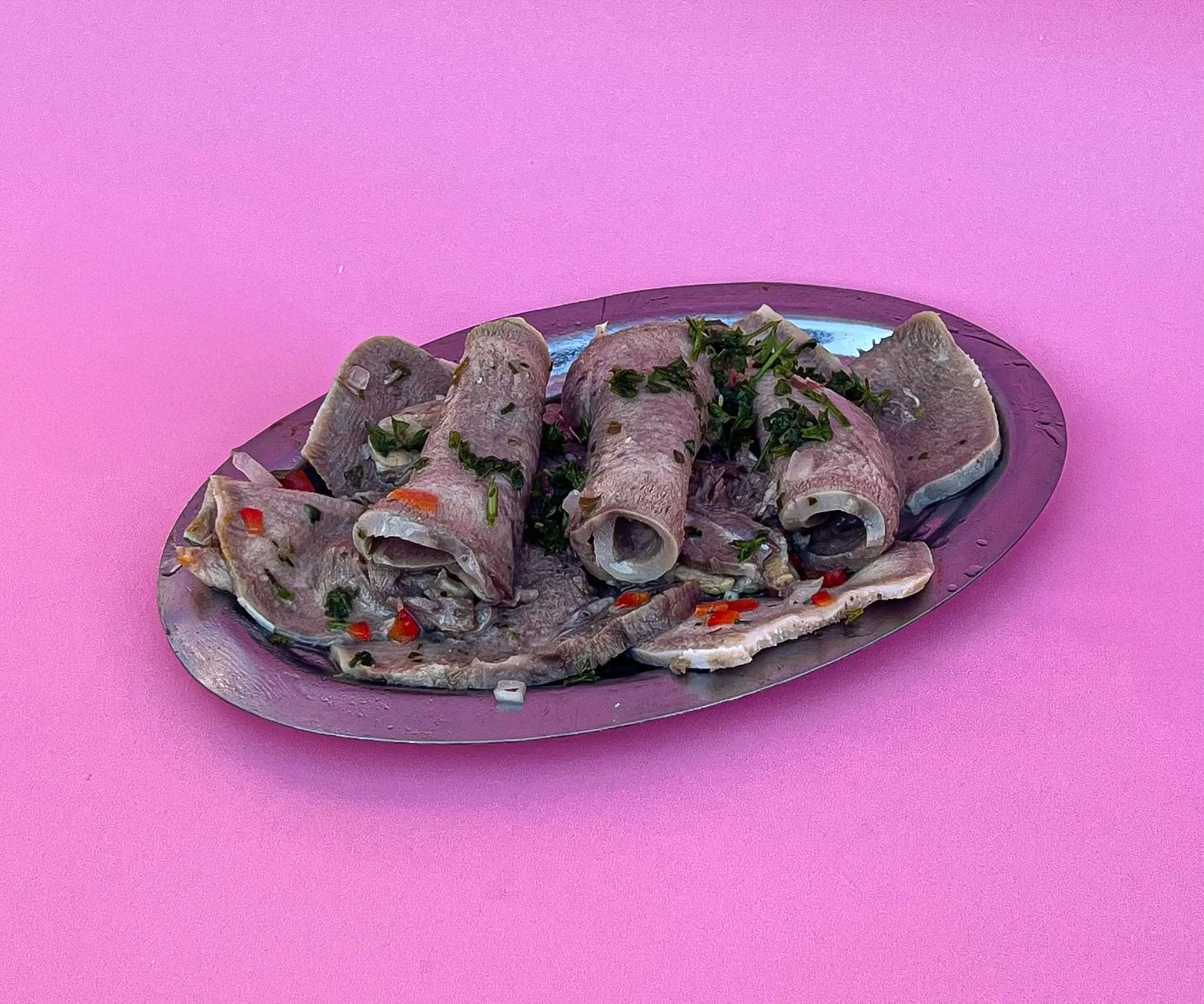 Lengua a la vinagreta