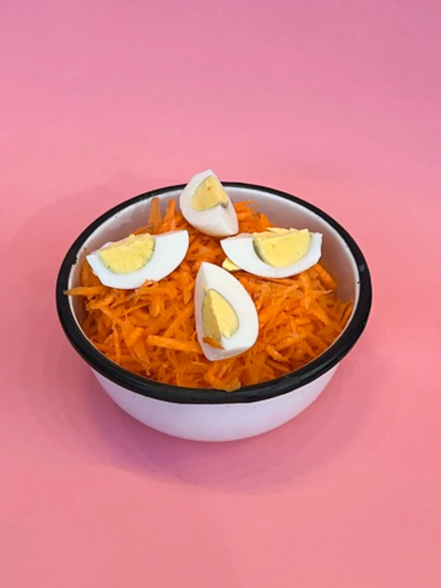 Ensalada zanahoria y huevo