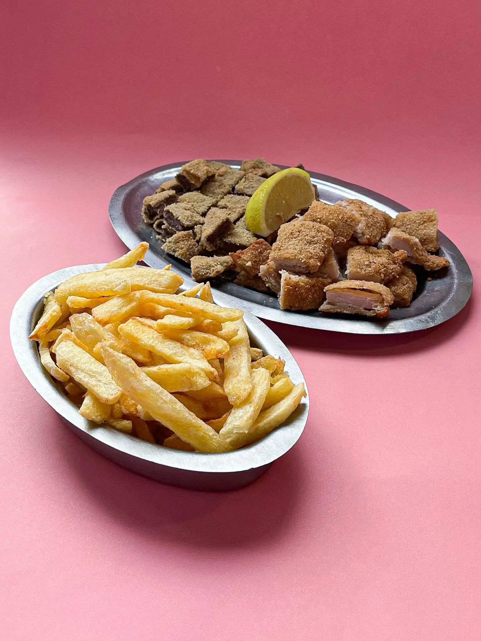 Milanesas con fritas