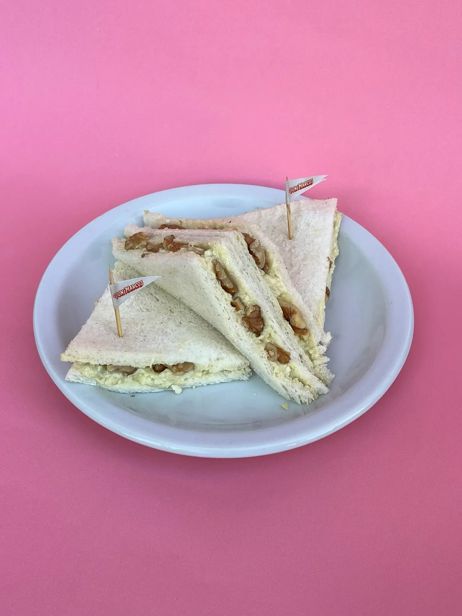 Sándwich mixto de roquefort y nuez 🌱