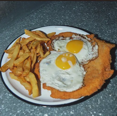 Milanesa de carne a caballo