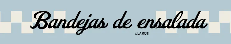 Bandejas de ensaladas