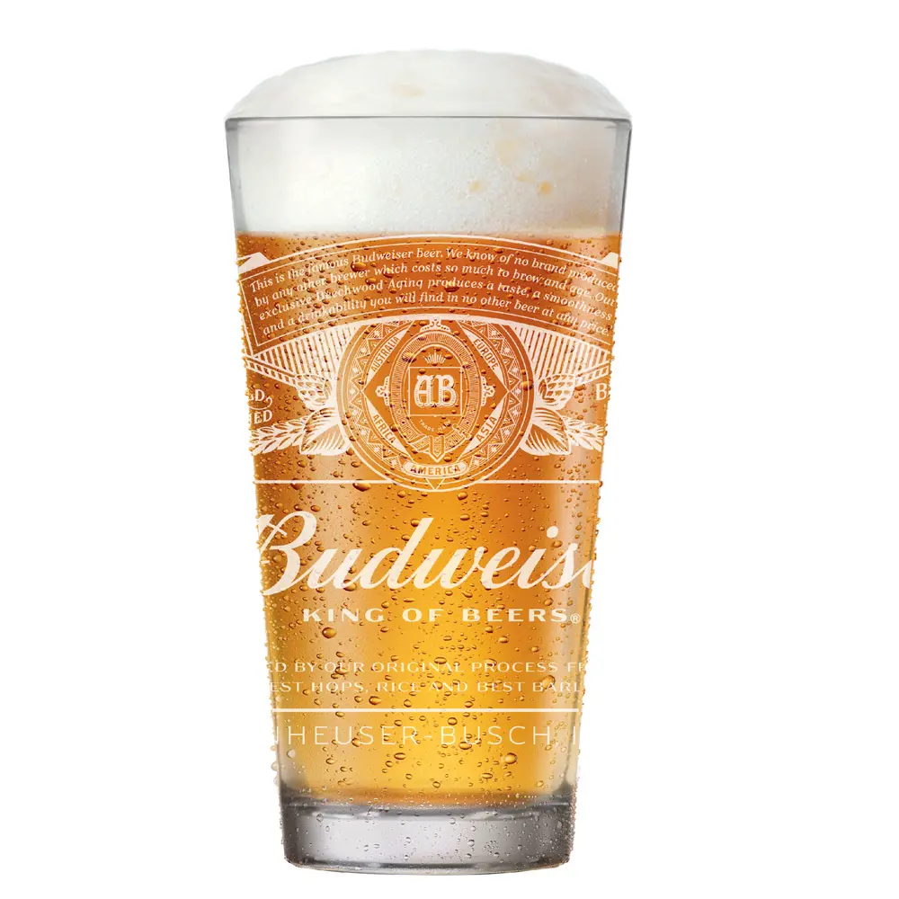 BUDWEISER - 1/2 PINTA