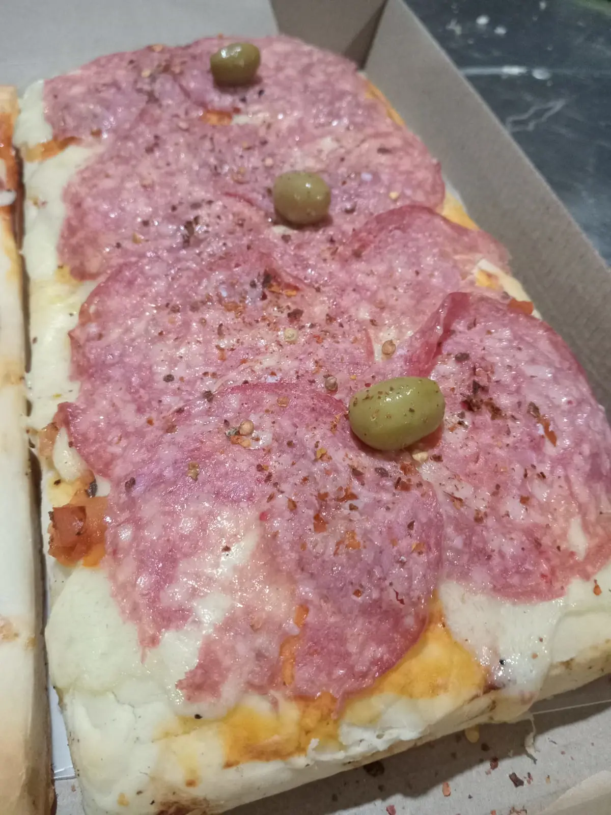1/2 pizza calabaza