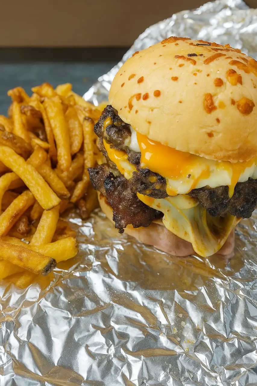 Hamburguesa la colesterol