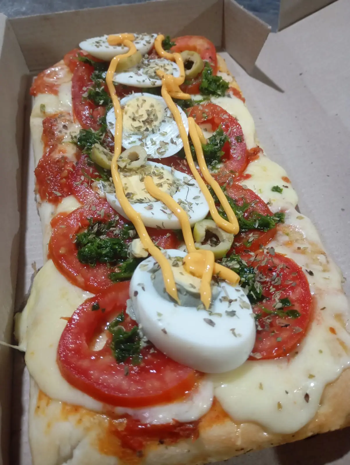 1/2 pizza napolitana