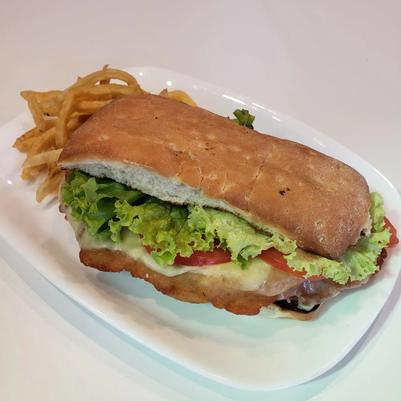 Sándwich de milanesa completo