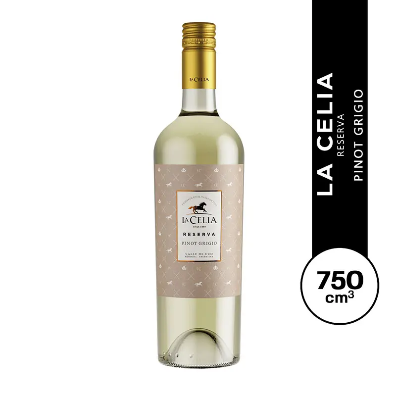 Vino Blanco La Celia Reserva Pinot Grigio 750ml