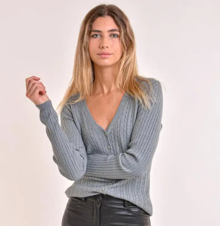 Campera / Cárdigans Gris